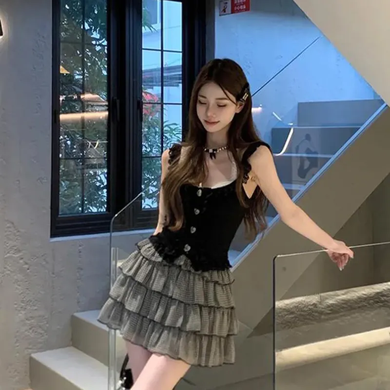 BRASS SCOUT Two Piece Skirt Sets Women's-3