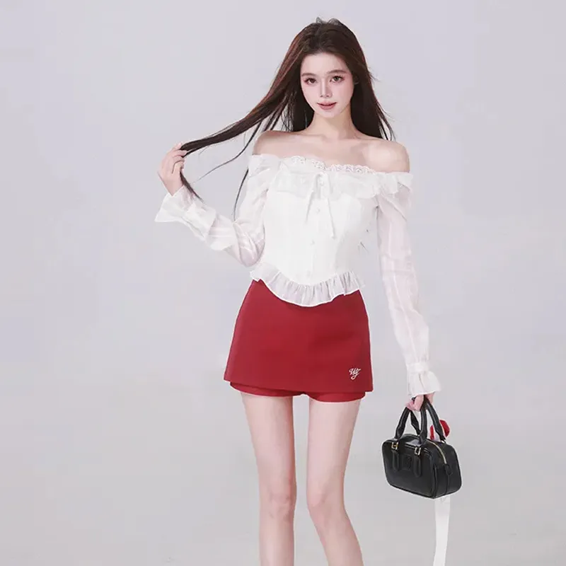 BRASS SCOUT Two Piece Skirt Sets Women's-4