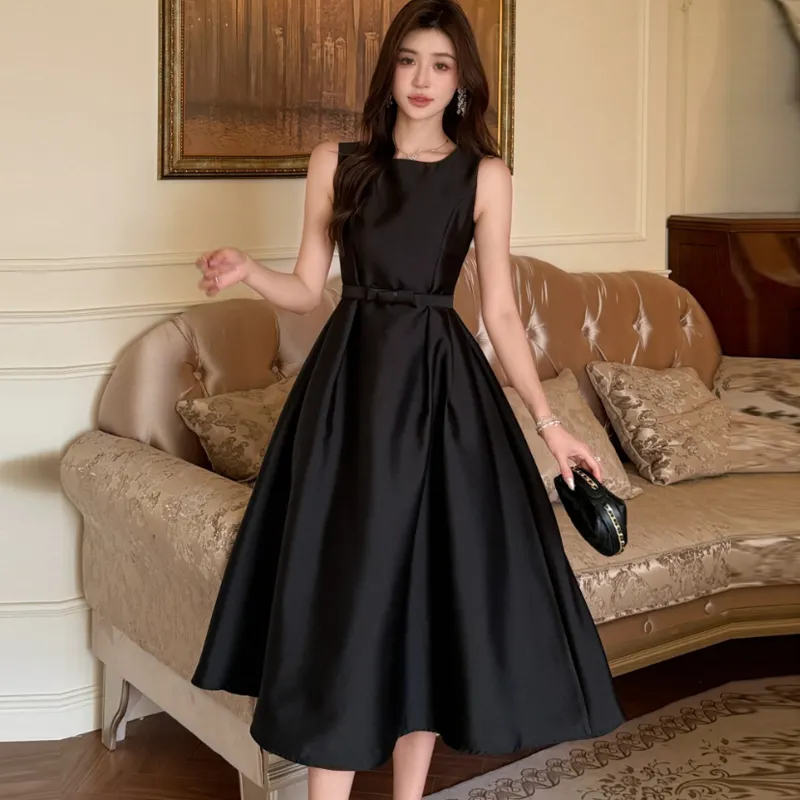 BRASS SCOUT Sleeveless Dress Women's Black-2