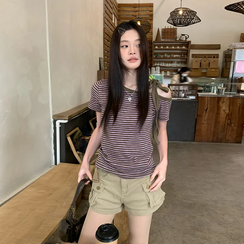 BRASS SCOUT T Shirt Women's Stripes-3