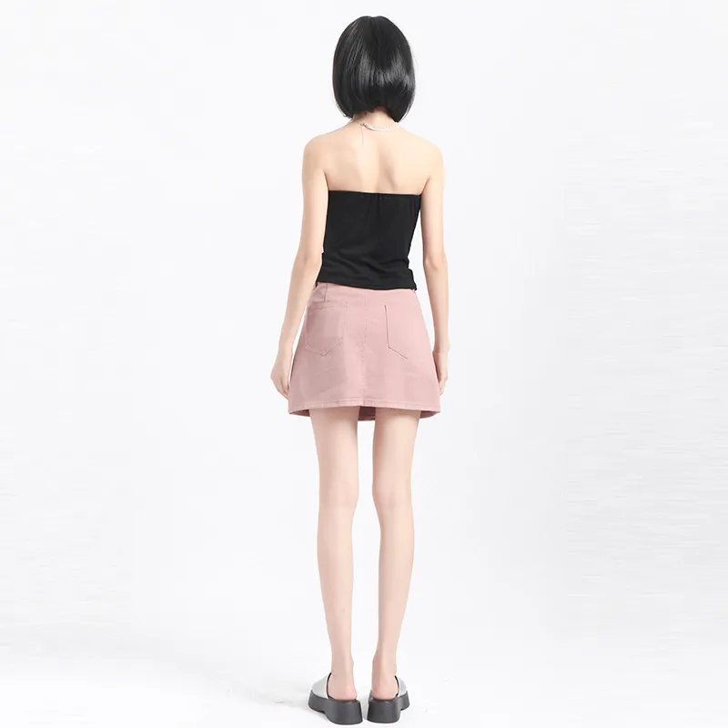 BRASS SCOUT Denim Short Skirts Women's-2