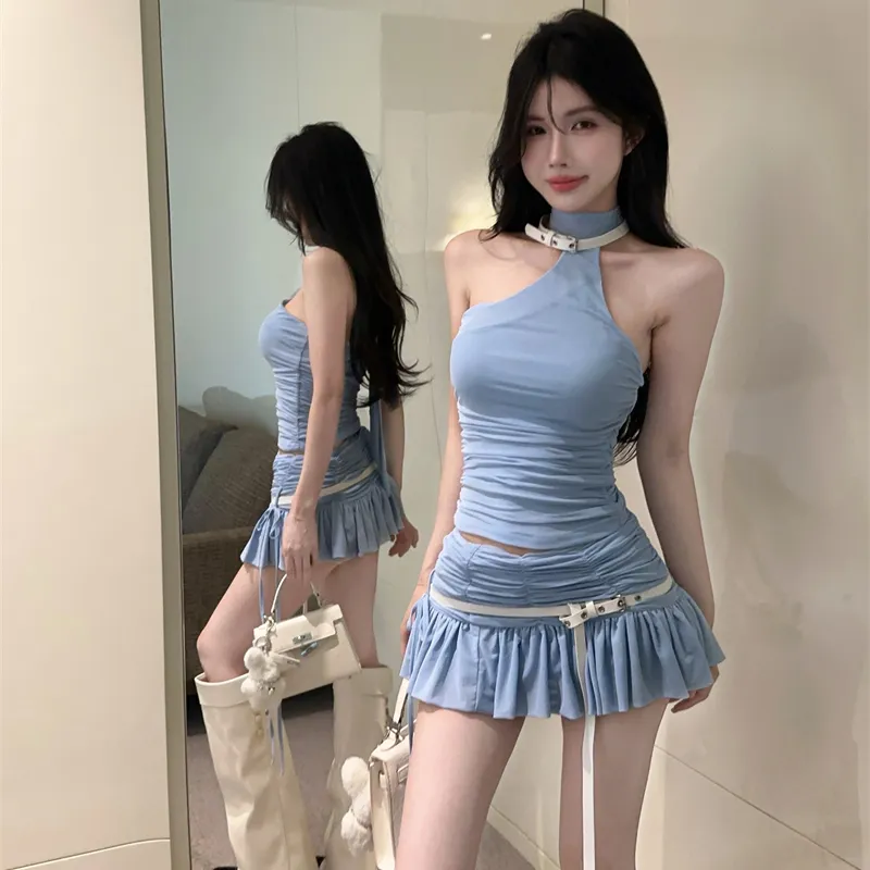 BRASS SCOUT Two Piece Skirt Sets Women's-3