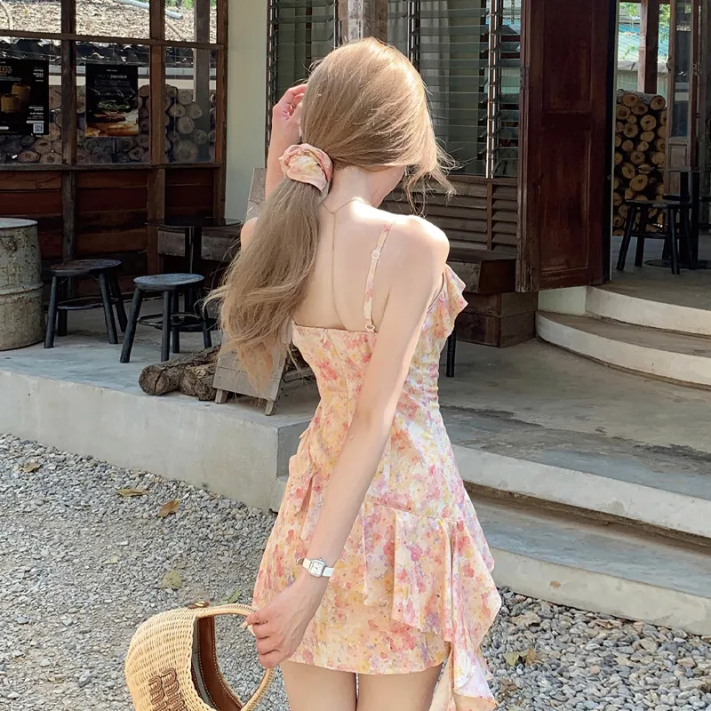 BRASS SCOUT Slip Dress Women's Pink-3