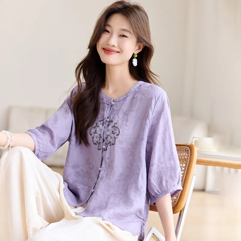 PIERRE CARDIN Chiffon Shirt Women's-5