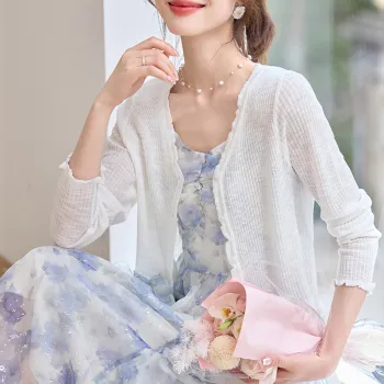 PIERRE CARDIN Knitted Fabric Cardigan Women's