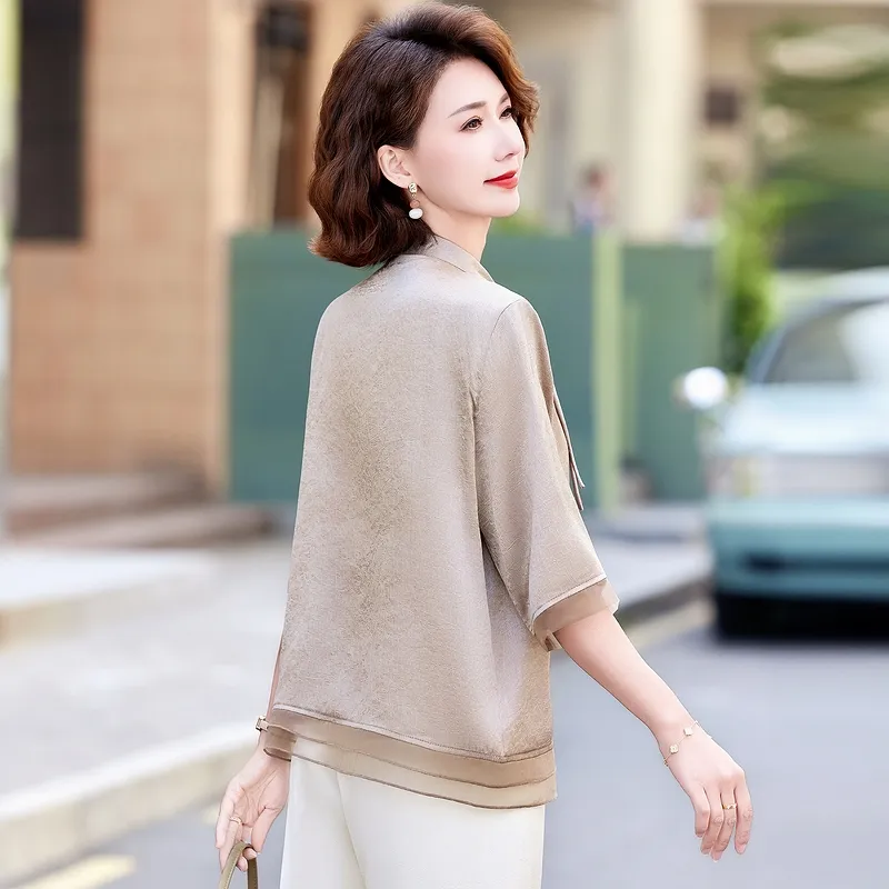 PIERRE CARDIN Chiffon Shirt Women's-7