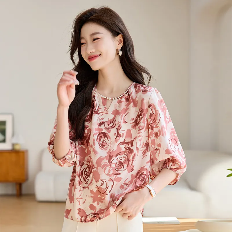 PIERRE CARDIN Chiffon Shirt Women's-3