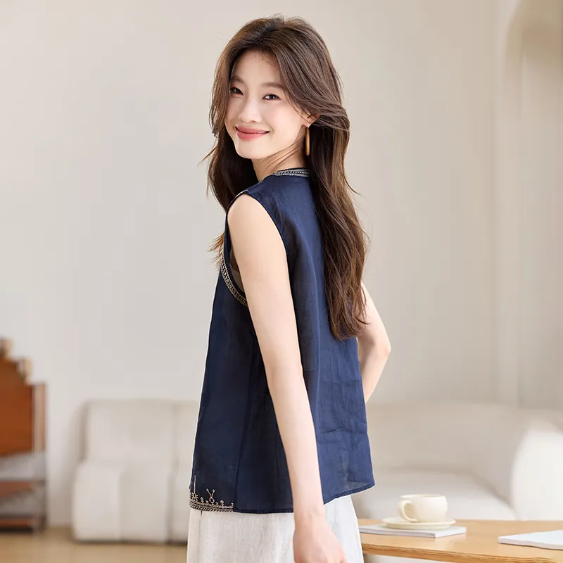 PIERRE CARDIN T Shirts Women's Navy Blue-1