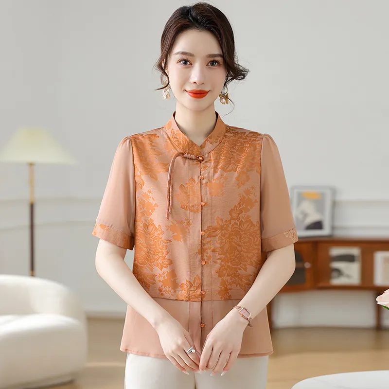 PIERRE CARDIN Chiffon Shirt Women's-7