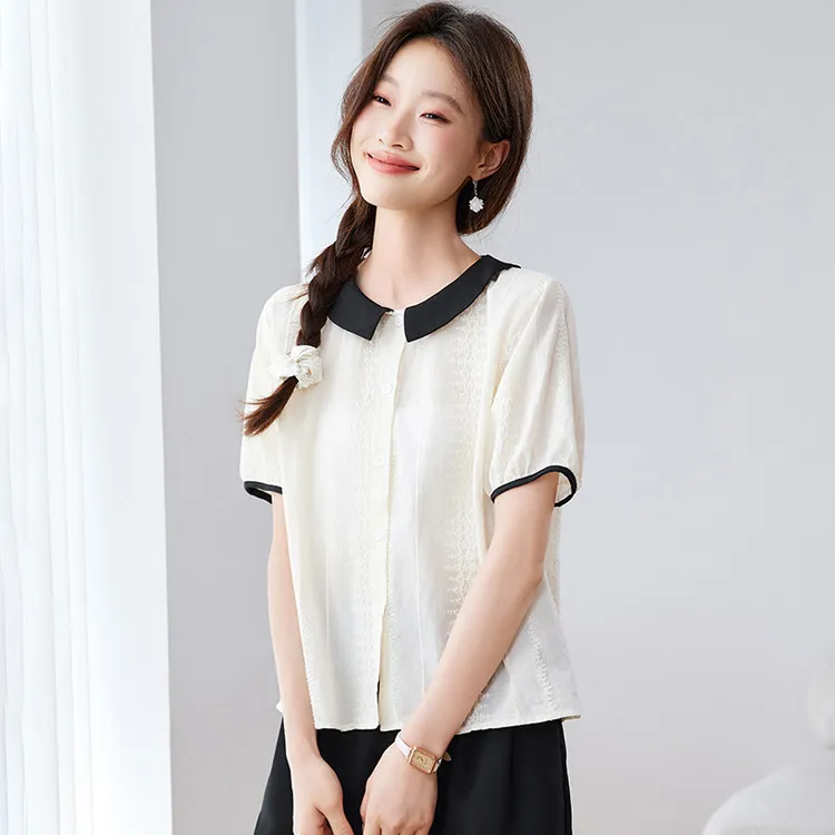 PIERRE CARDIN Chiffon Shirt Women's-4
