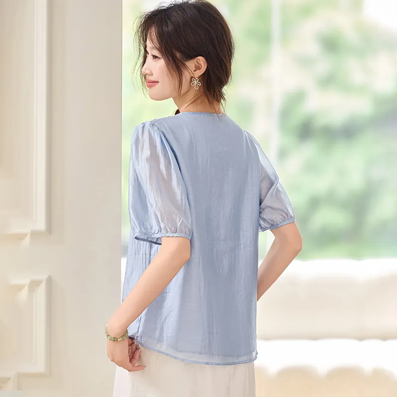 PIERRE CARDIN Chiffon Shirt Women's-1