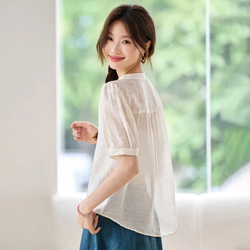 PIERRE CARDIN Chiffon Shirt Women's-4