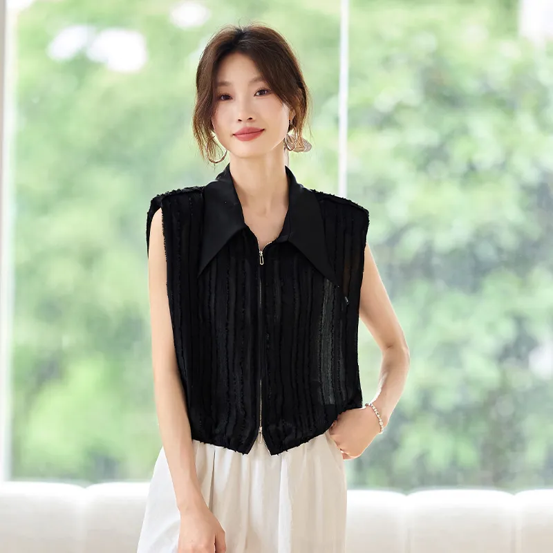 PIERRE CARDIN Chiffon Shirt Women's-2