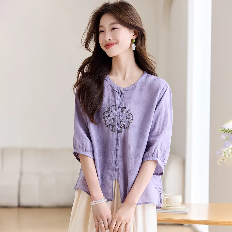 PIERRE CARDIN Chiffon Shirt Women's-4