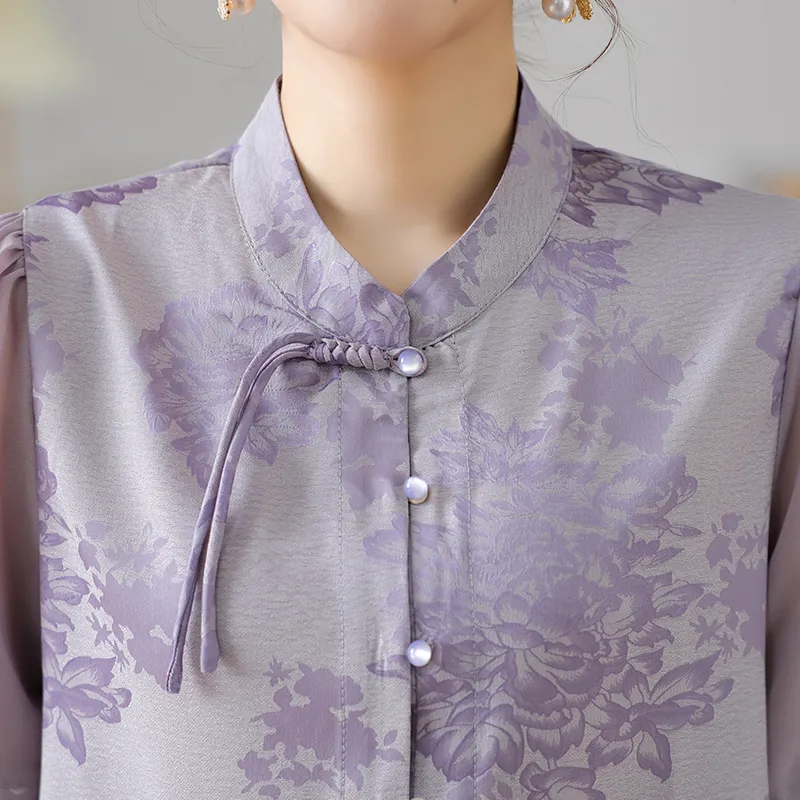 PIERRE CARDIN Chiffon Shirt Women's-3