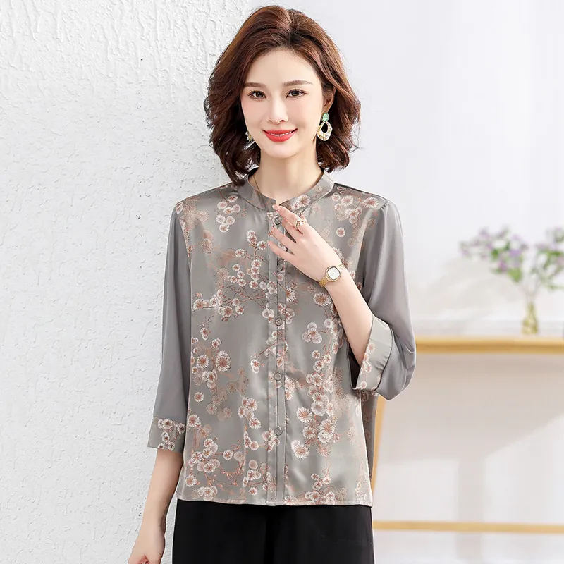 PIERRE CARDIN Chiffon Shirt Women's Pink-1