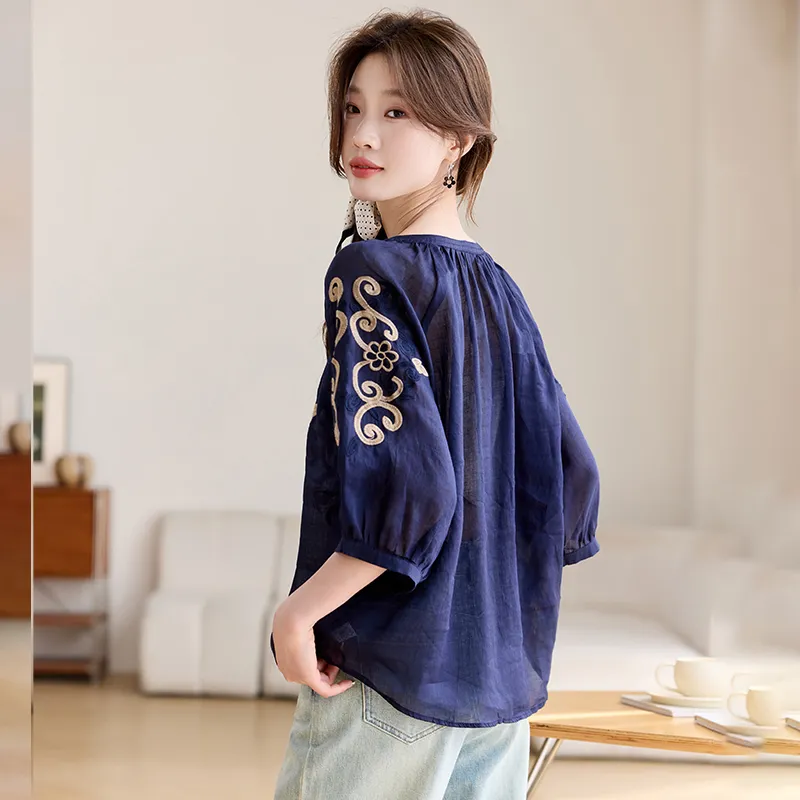 PIERRE CARDIN Chiffon Shirt Women's-3