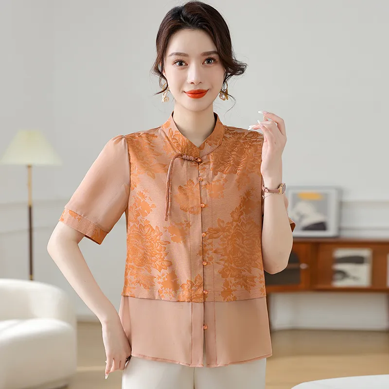 PIERRE CARDIN Chiffon Shirt Women's-8