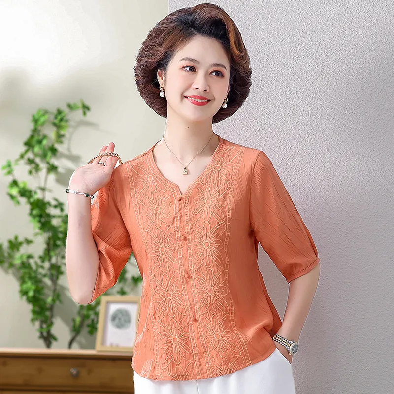 PIERRE CARDIN Chiffon Shirt Women's-6
