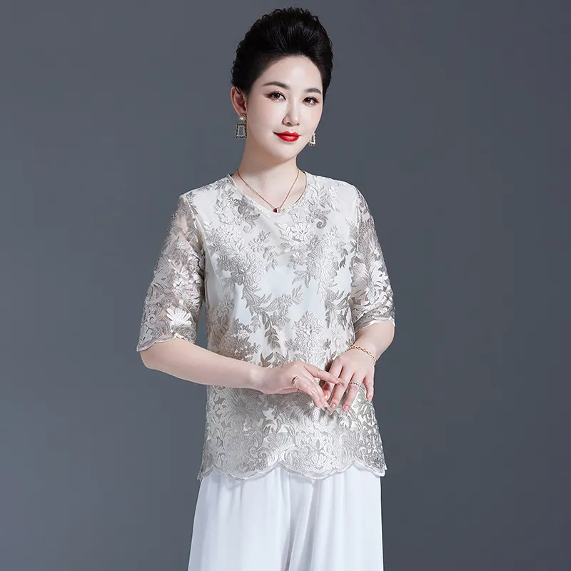 PIERRE CARDIN Chiffon Shirt Women's-3