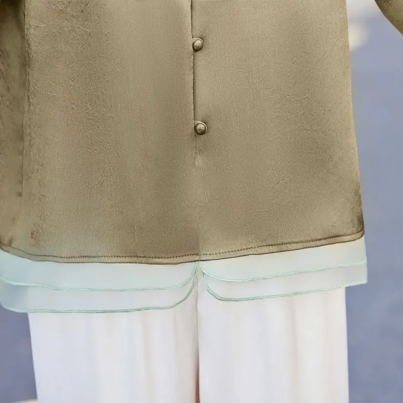 PIERRE CARDIN Chiffon Shirt Women's-5