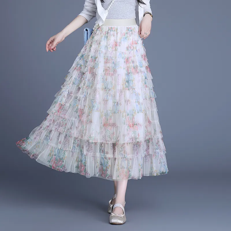 PIERRE CARDIN Casual Long Skirt Women's-3