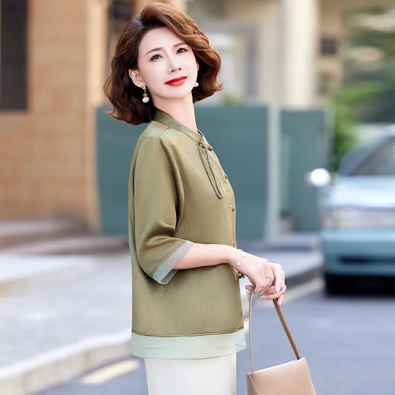 PIERRE CARDIN Chiffon Shirt Women's-2