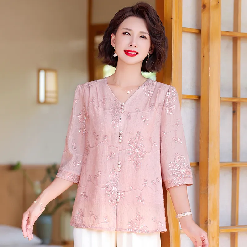 PIERRE CARDIN Chiffon Shirt Women's-2