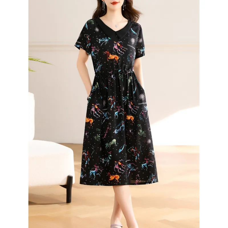 PIERRE CARDIN Short Sleeved Dress Women's-4
