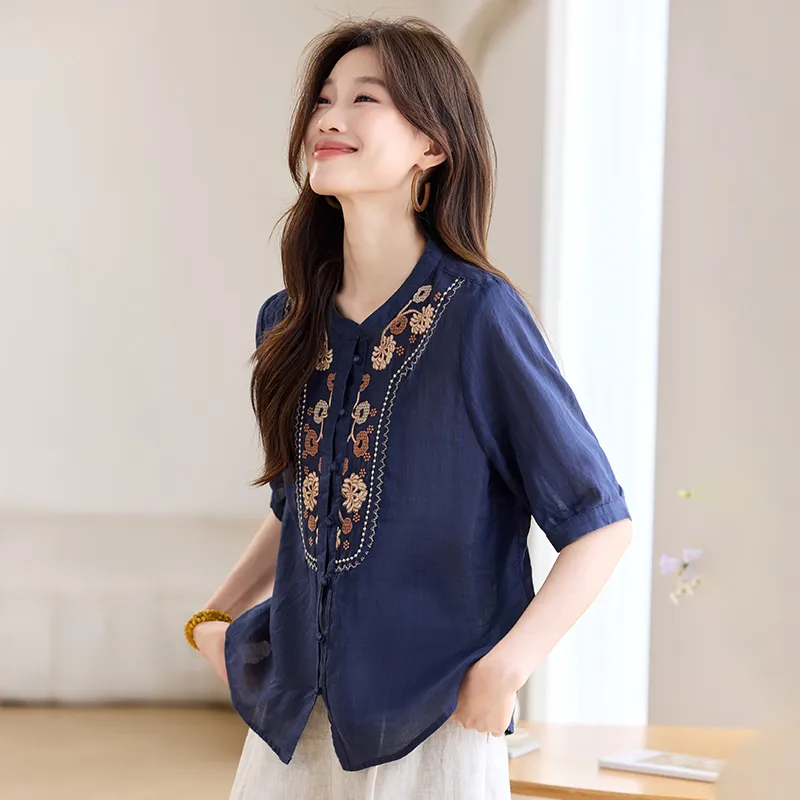 PIERRE CARDIN Chiffon Shirt Women's-2