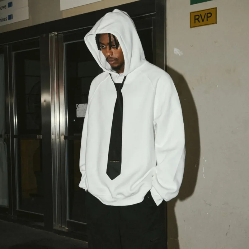 LOOKUN Sweatshirts Unisex White-2