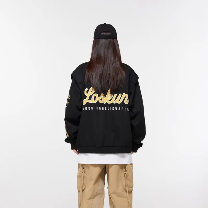 LOOKUN Baseball Jacket Coat Unisex-2
