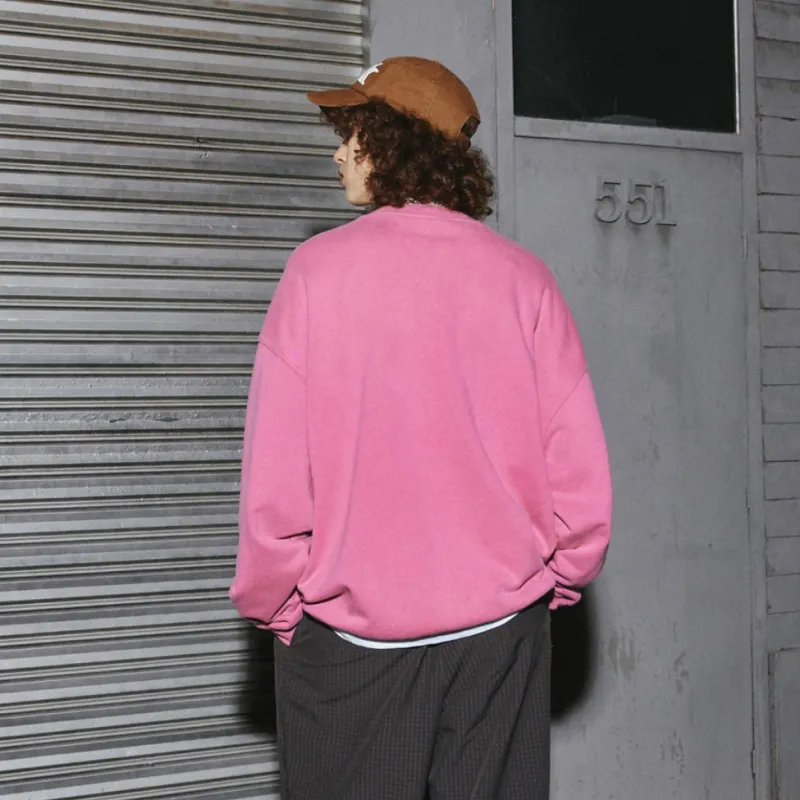 LOOKUN Sweatshirts Unisex Pink-3