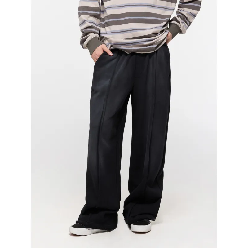 LOOKUN Casual Pants Unisex Black-2
