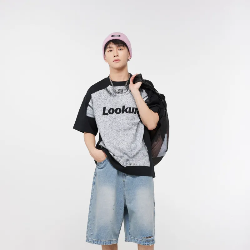 LOOKUN T-Shirts Men Black-2