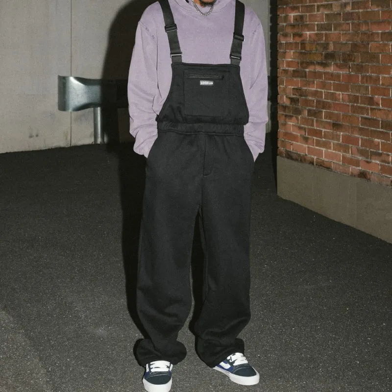 LOOKUN Overalls Unisex Black-2