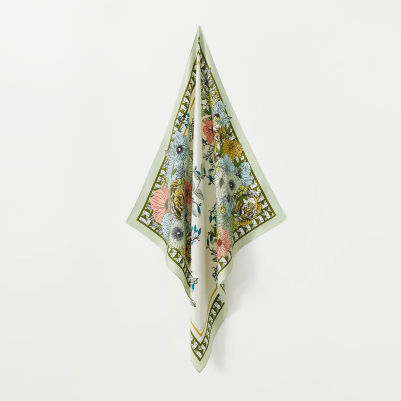 WENSLI Silk Scarves Women's-3