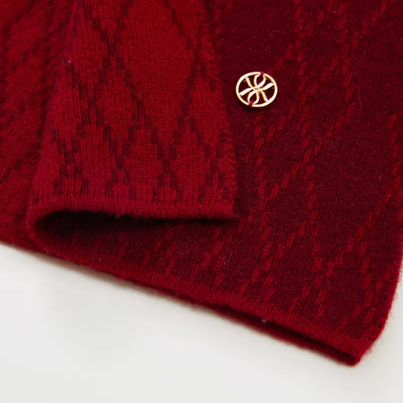 WENSLI Knit Scarves Unisex-5