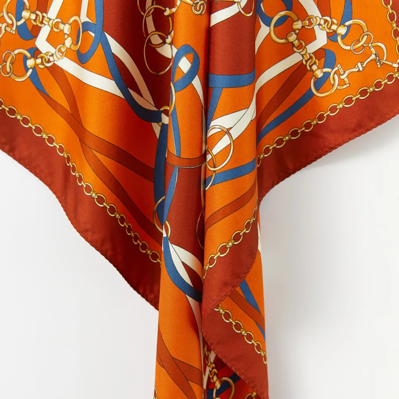 WENSLI Silk Scarves Unisex-2