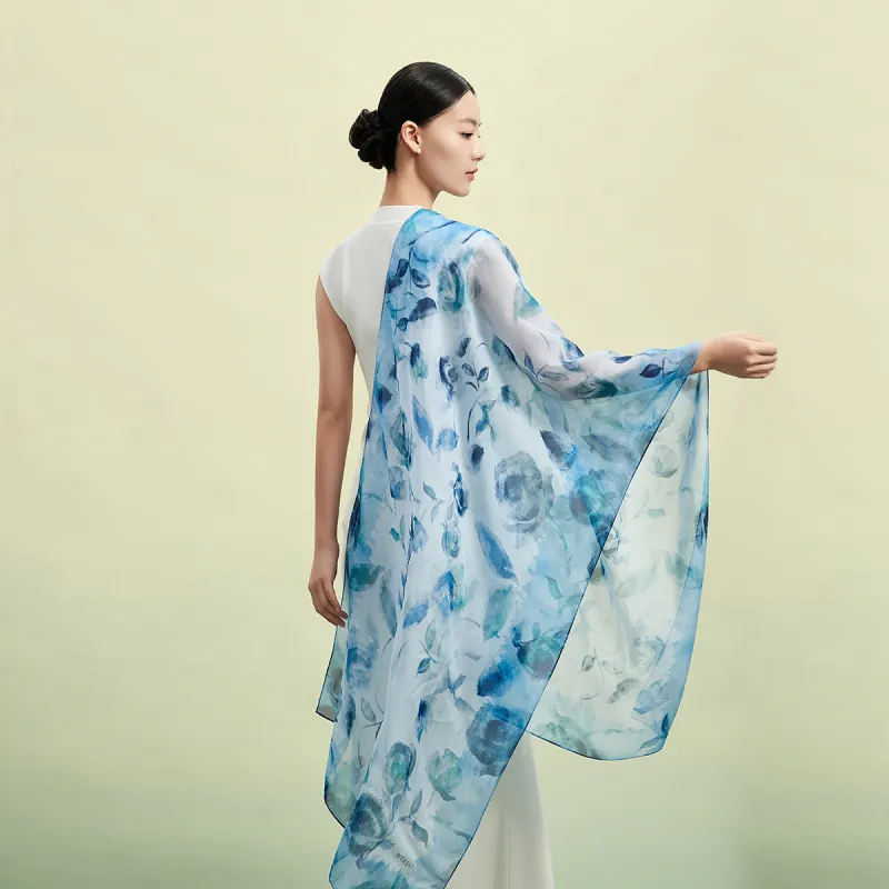 The Forbidden City Culture X WENSLI Silk Scarves Unisex-1