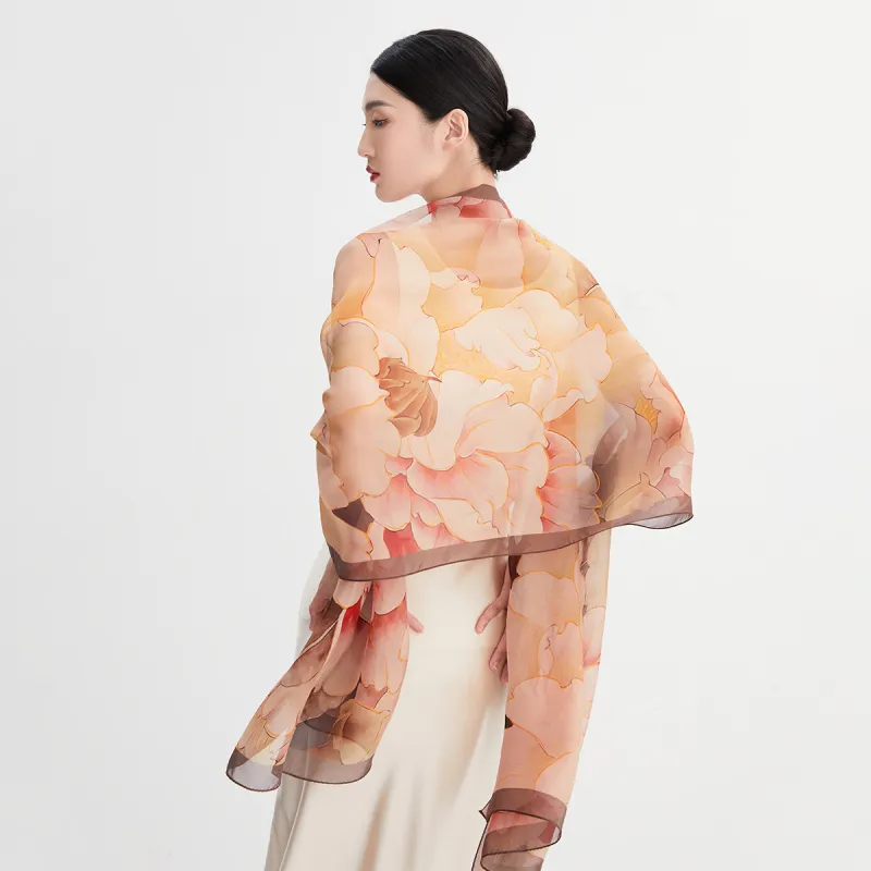 WENSLI Silk Scarves Women's-4