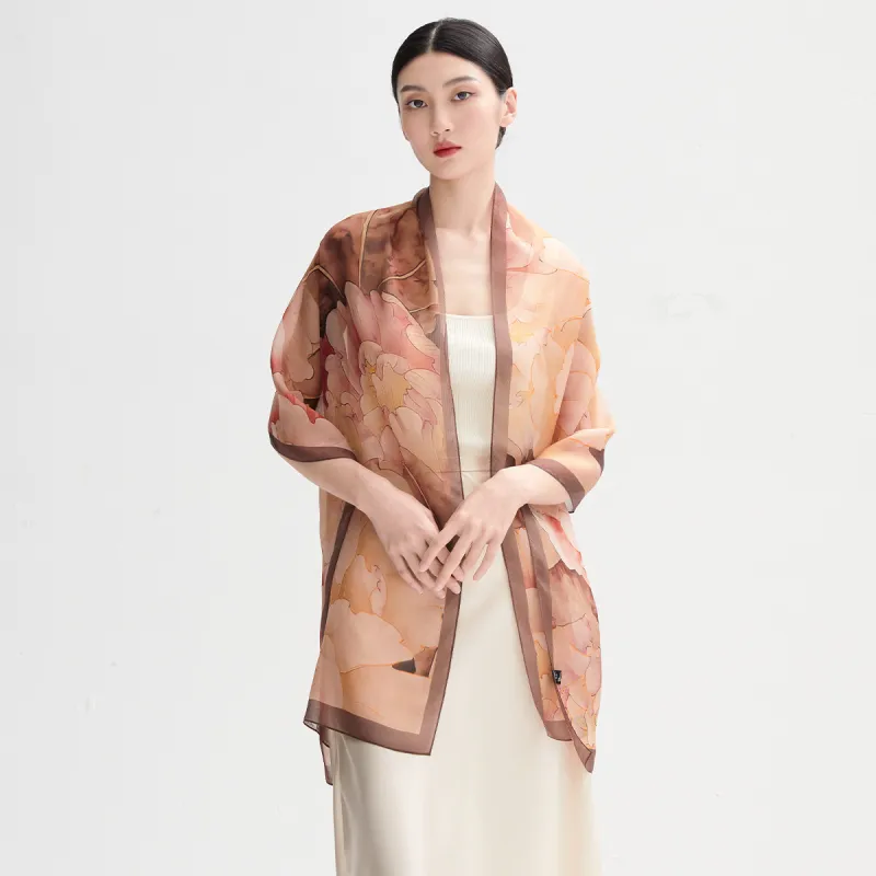 WENSLI Silk Scarves Women's-2
