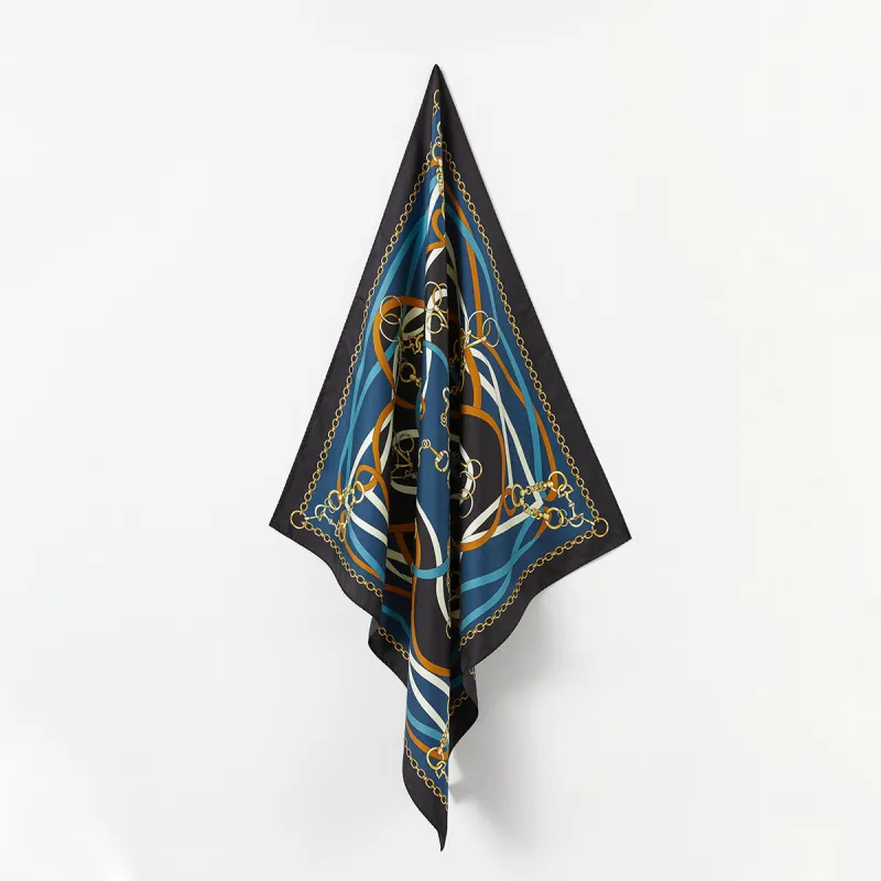 WENSLI Silk Scarves Unisex-6
