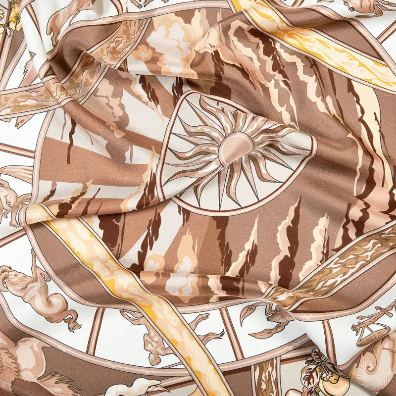 WENSLI Silk Scarves Women's-3