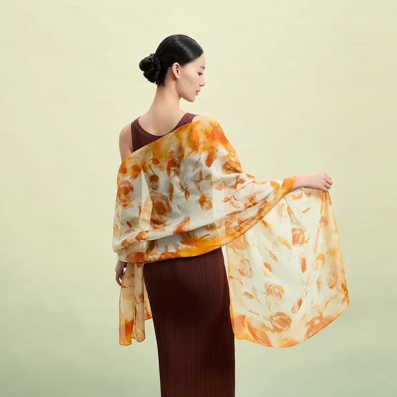 The Forbidden City Culture X WENSLI Silk Scarves Unisex-5