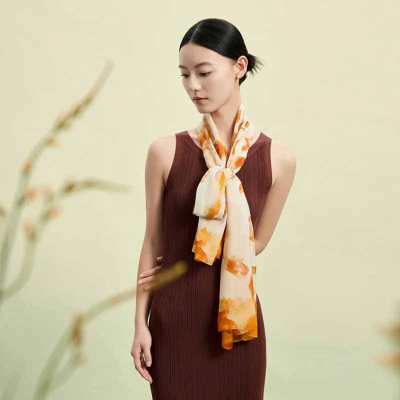 The Forbidden City Culture X WENSLI Silk Scarves Unisex-6