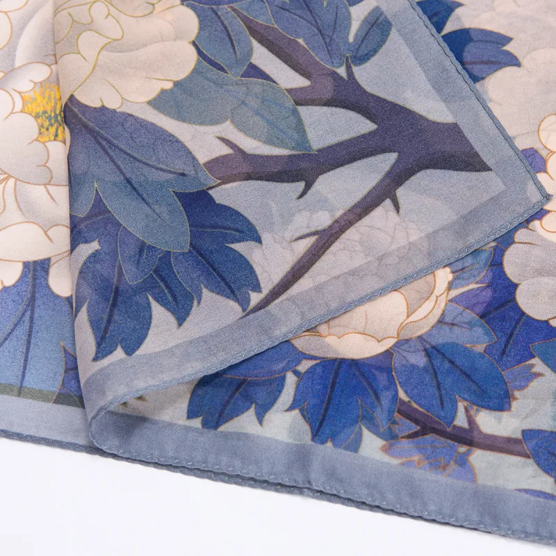 WENSLI Silk Scarves Women's-3