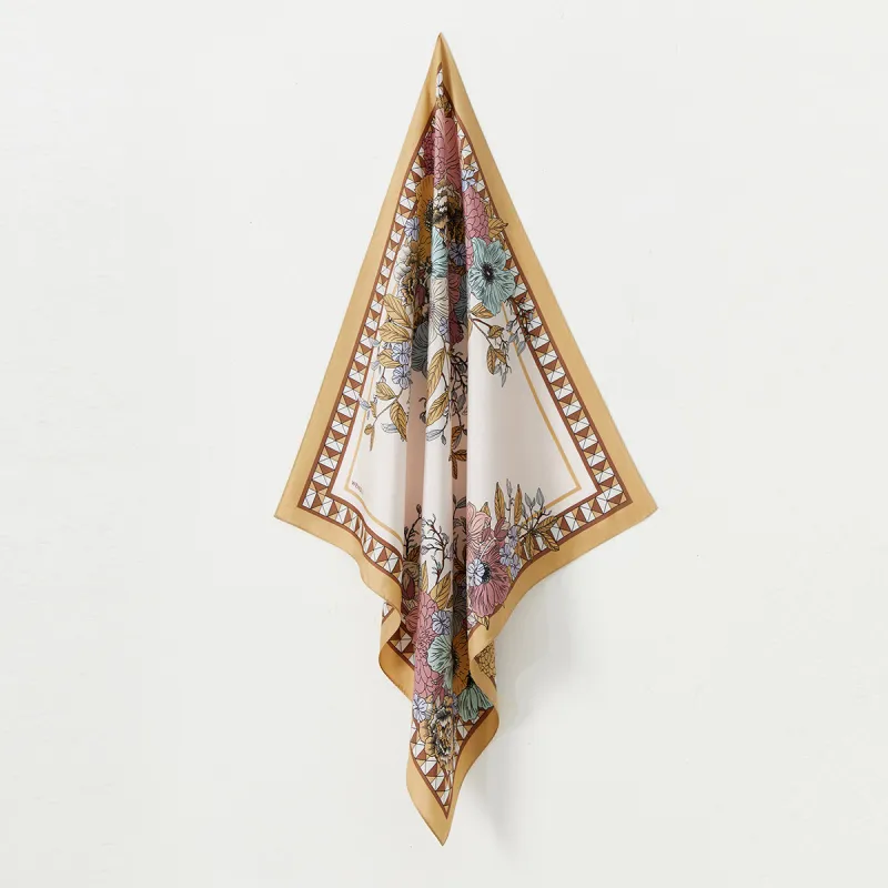 WENSLI Silk Scarves Women's-1