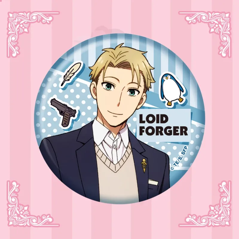 EAKI Anya Forger Loid Forger Yor Forger SPY X FAMILY Laser Double Flash Collection Badges-3