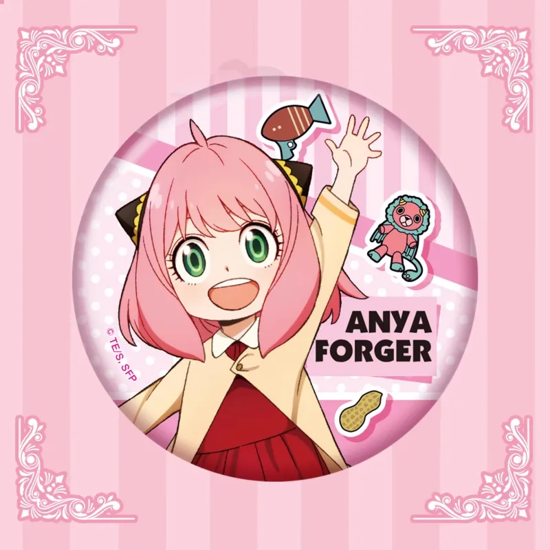 EAKI Anya Forger Loid Forger Yor Forger SPY X FAMILY Laser Double Flash Collection Badges-7